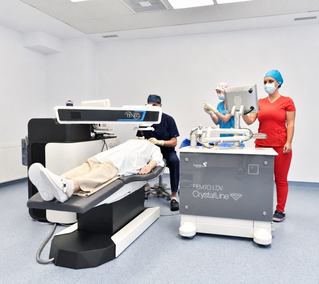 Sala za lasersku korekciju dioptrije u klinici VIDAR-ORASIS SWISS