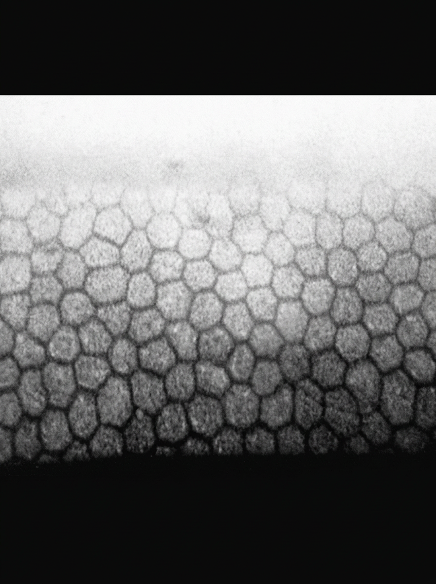 Specular microscopy, analysis of the corneal endothelium